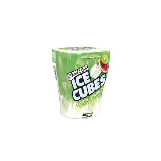 Ice Breakers Ice Cubes Bubble Kiwi Watermelon Kaugummi